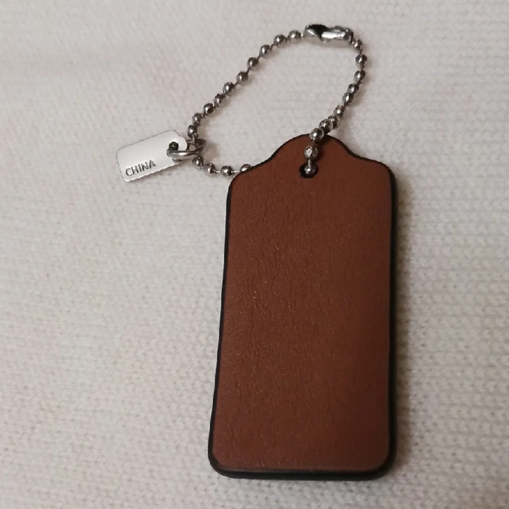 Coach Black Keychain with Leopard Bear Design - Picture 2 of 2